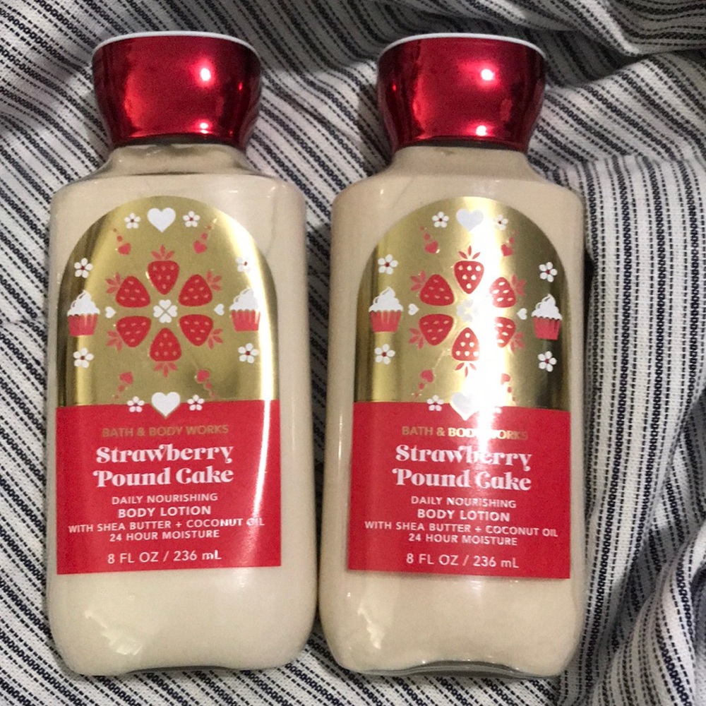 NEW- Bath & Body Works- Strawberry Pound Cake